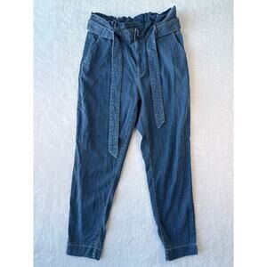 Gap Paperbag Jeans Womens Size 10 Belted Dressy Denim Trousers